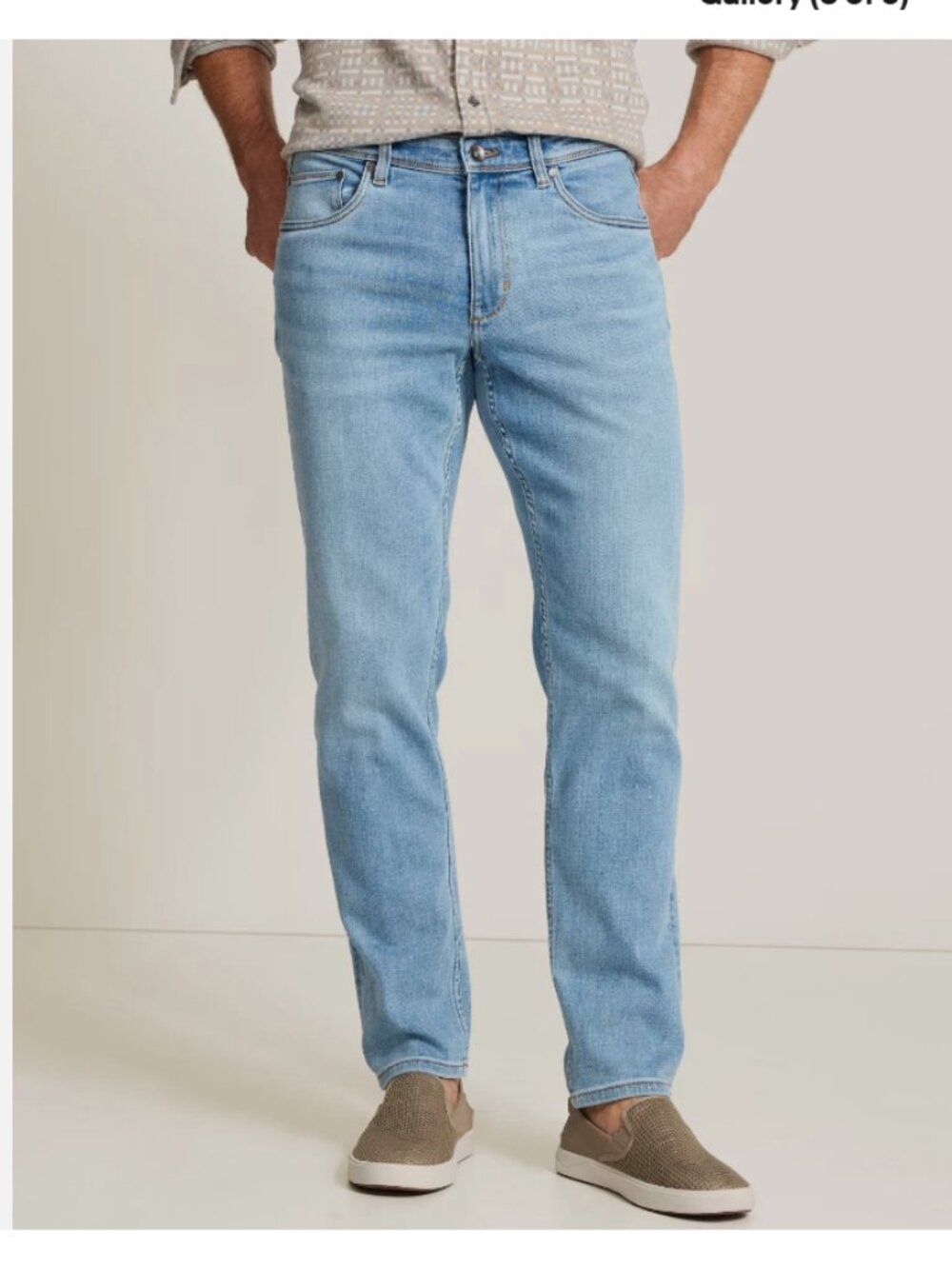 Tommy Bahama Indigo Palms Denim Jeans Size W 38 L 30 $148 Light Indigo Wash